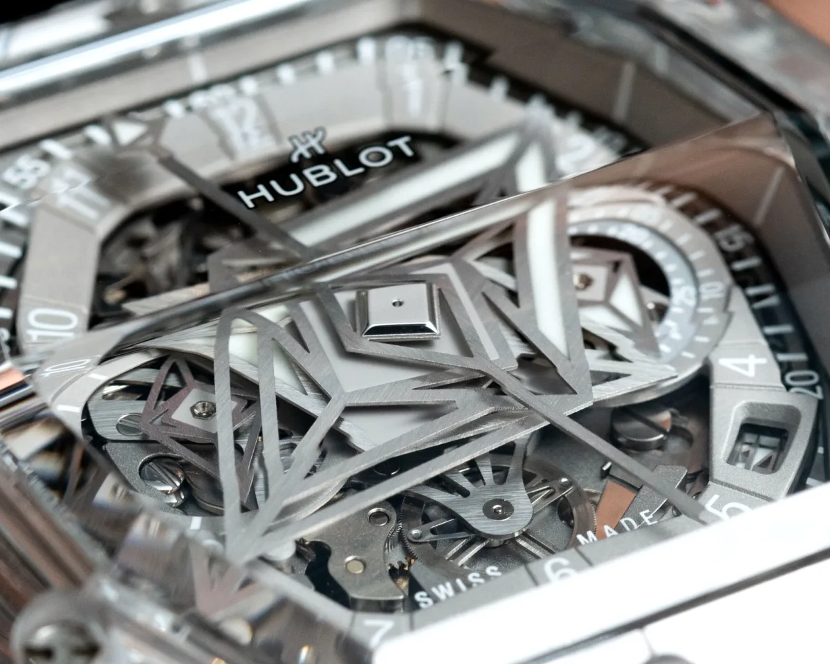 Hublot Spirit of Big Bang Sang Bleu Sapphire with rubber strap
