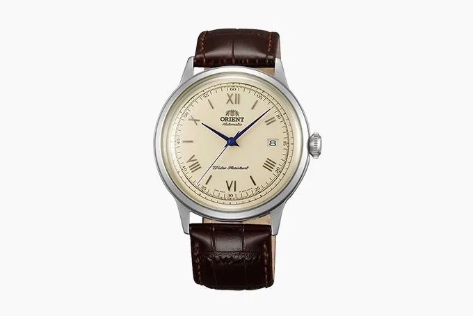 Orient Bambino 2nd Generation watch with cream dial