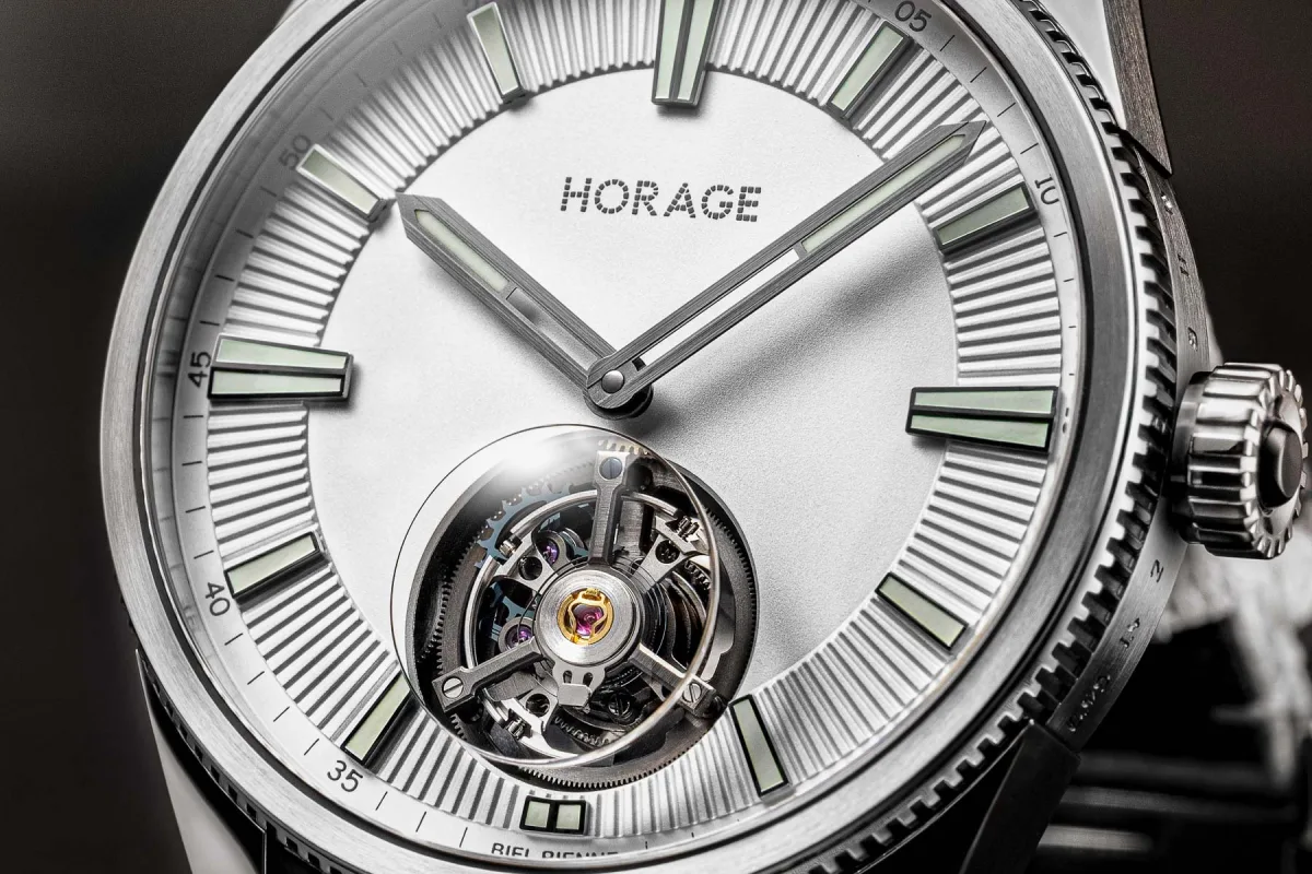 Close-up of the K-TOU movement in the Horage Lensman 1.2