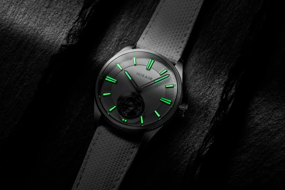 Horage Lensman 1.2 white rubber strap with black underside