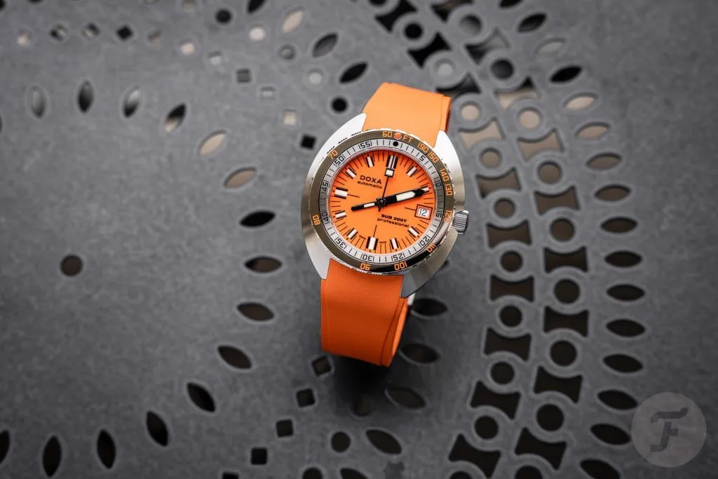 Méraud Bonaire watch on riveted bracelet.