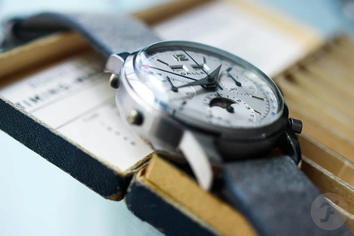 Close-up of Gallet MultiChron Astronomic