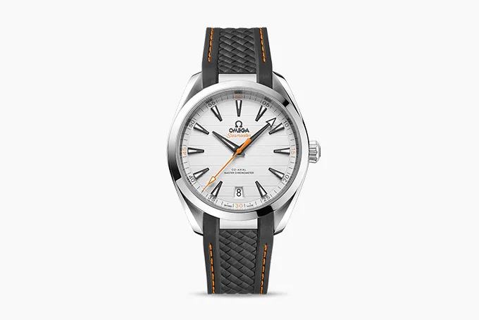 Omega Seamaster Aqua Terra white dial watch