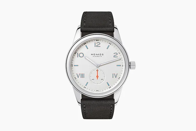 Nomos Club Campus white dial watch