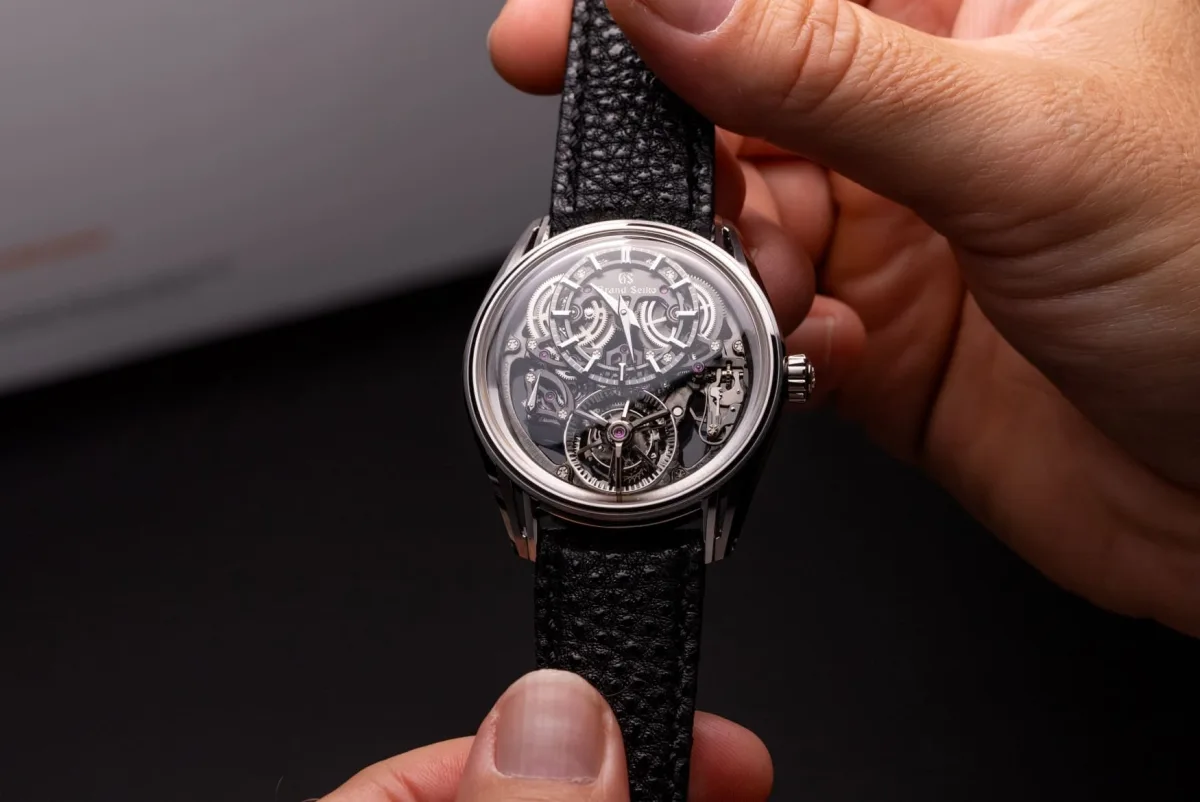 Seiko watch with Grand Seiko inclusion