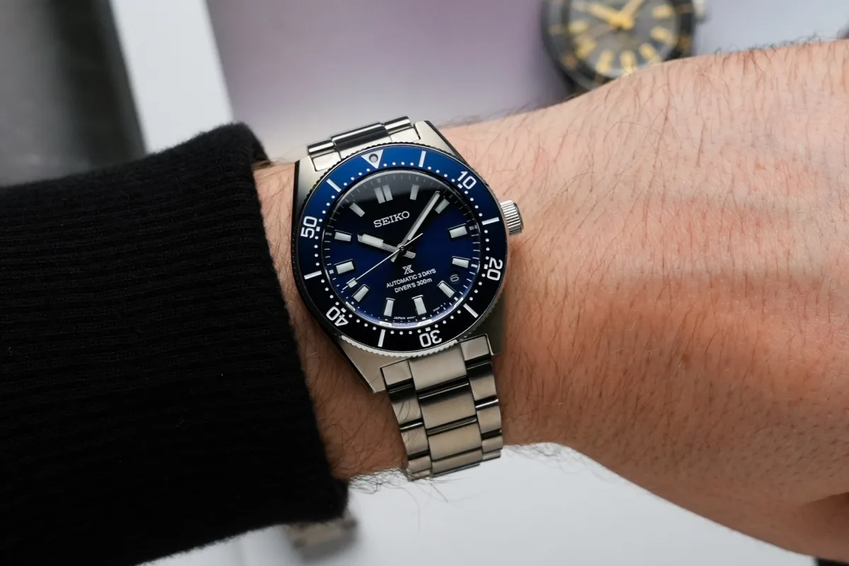 Seiko Presage watch with stylish dial