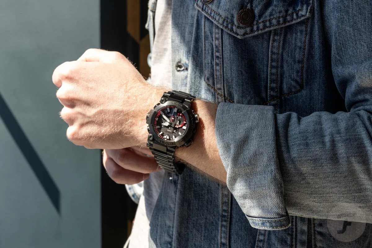Casio Frogman MRG-BF1000B-1A on wrist