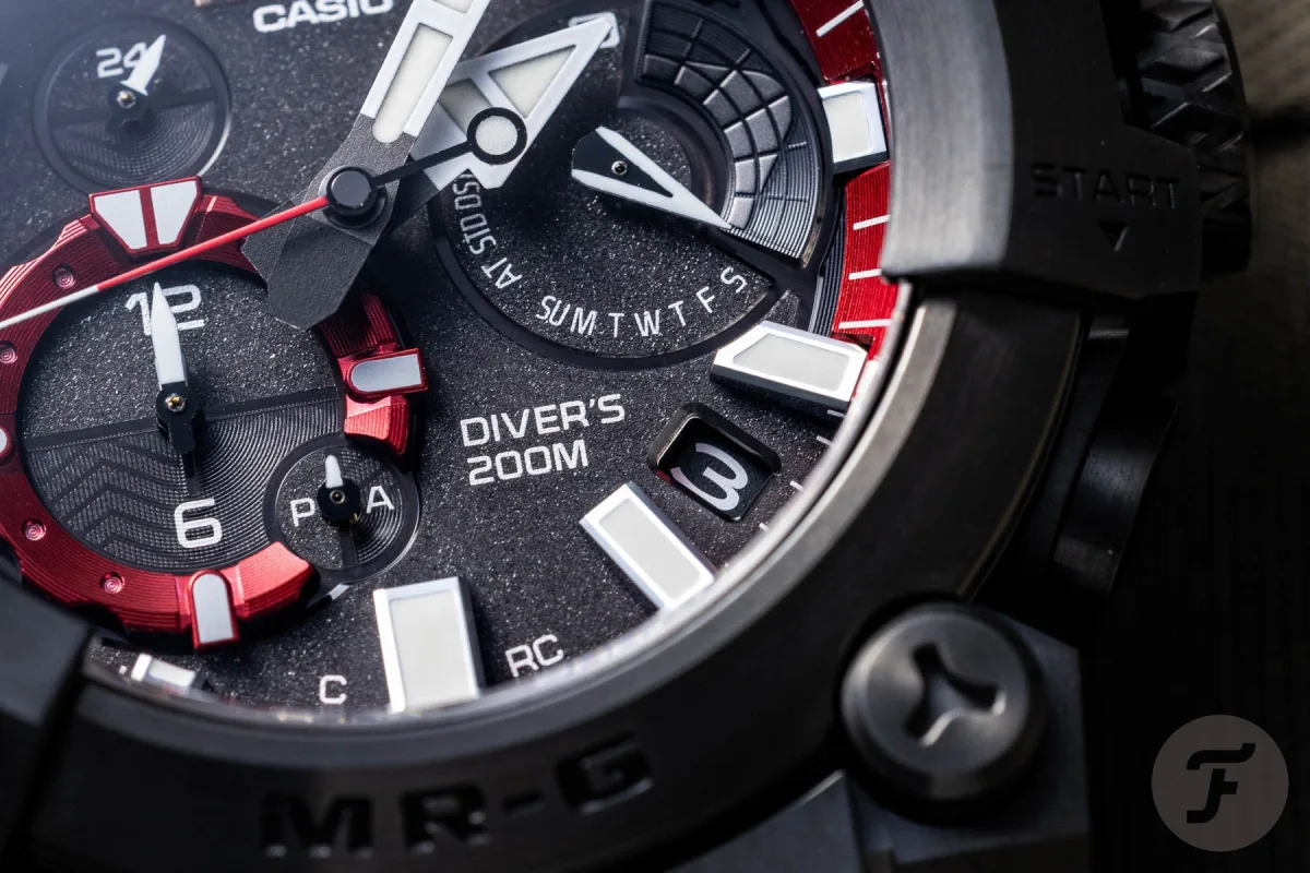 Bezel protection of Casio Frogman MRG-BF1000B-1A