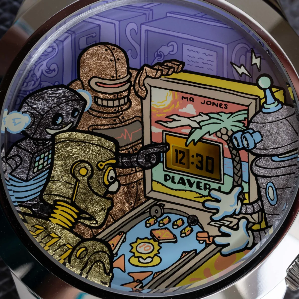 Close-up of Mr. Jones Ricochet XL case