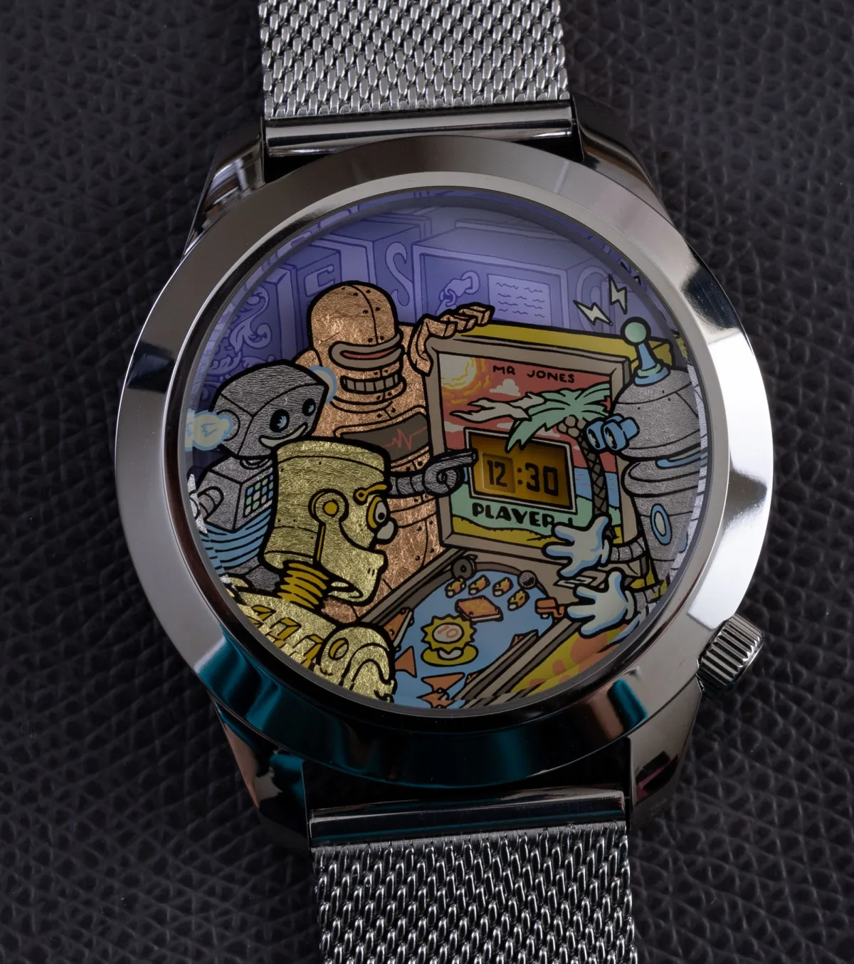 Mr. Jones Ricochet XL watch on wrist