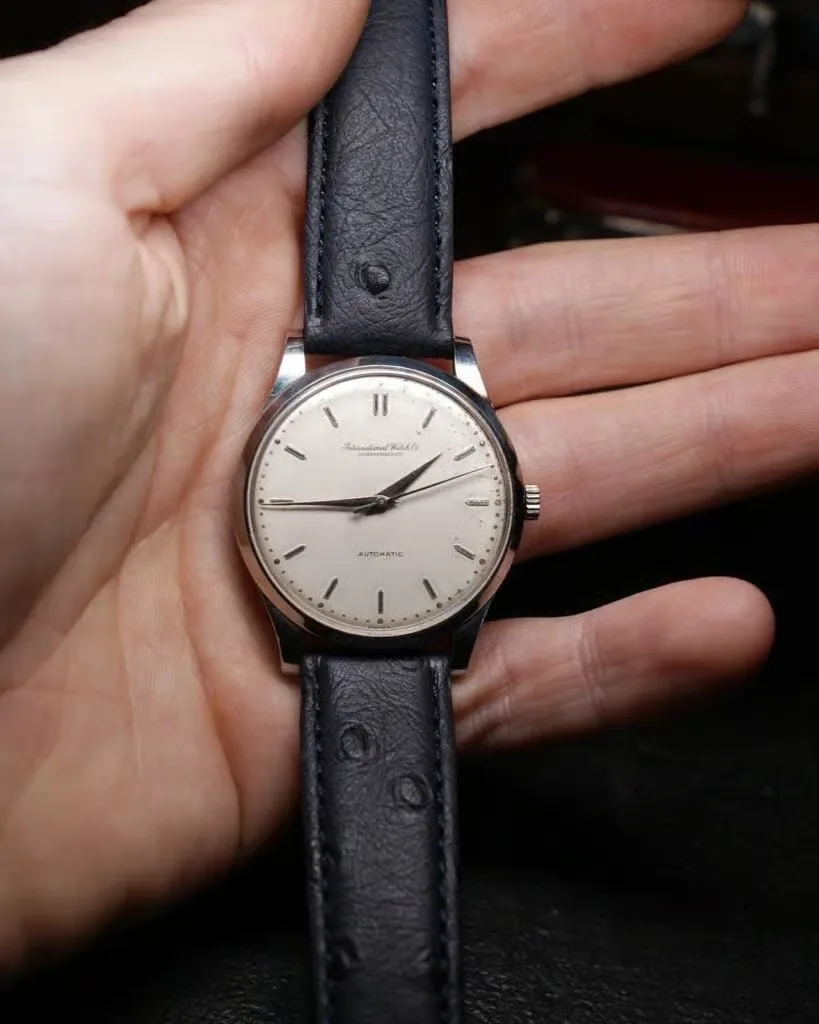 Vintage IWC watch with Pellaton winding system
