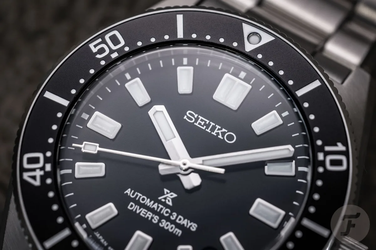 Seiko SPB453 with black dial and date display