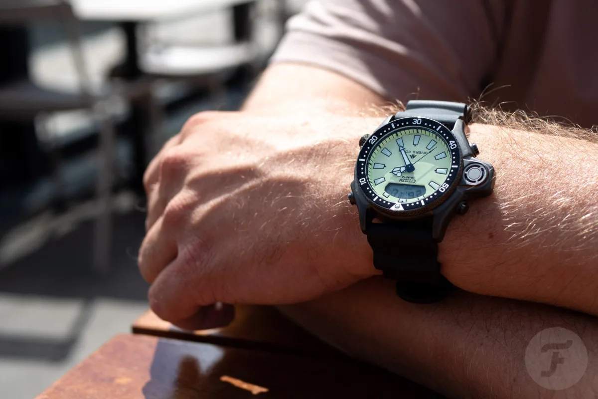 Back view of Citizen Promaster Aqualand