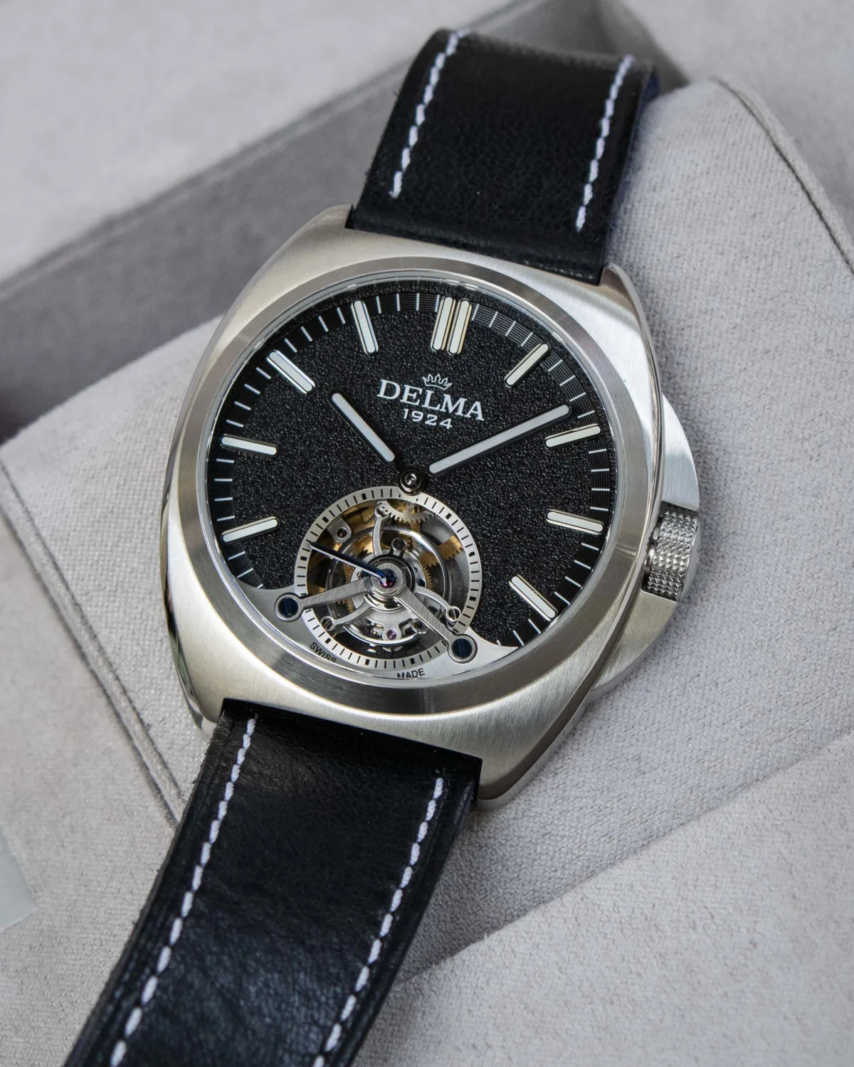 Delma 1924 Tourbillon watch with limited edition design