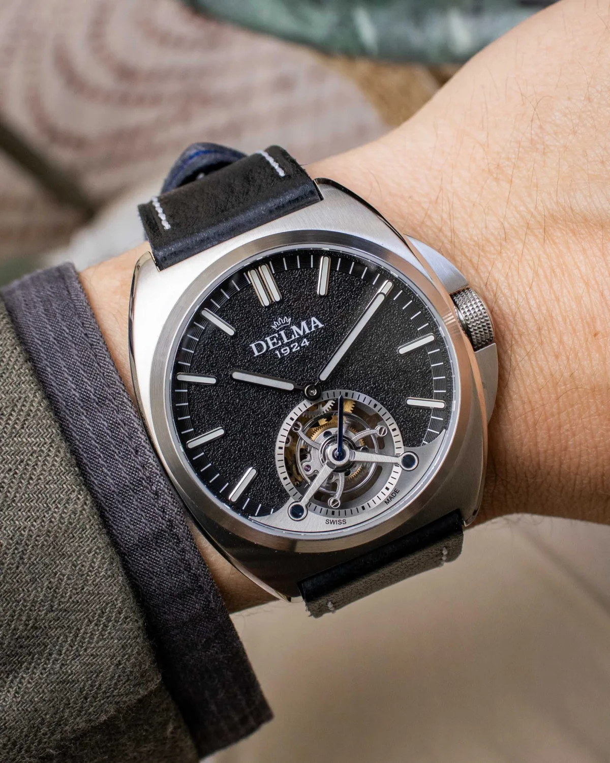 Full view of Delma 1924 Tourbillon watch
