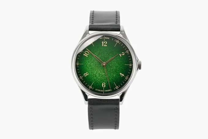 anOrdain Medium Model 1 watch with enamel dial