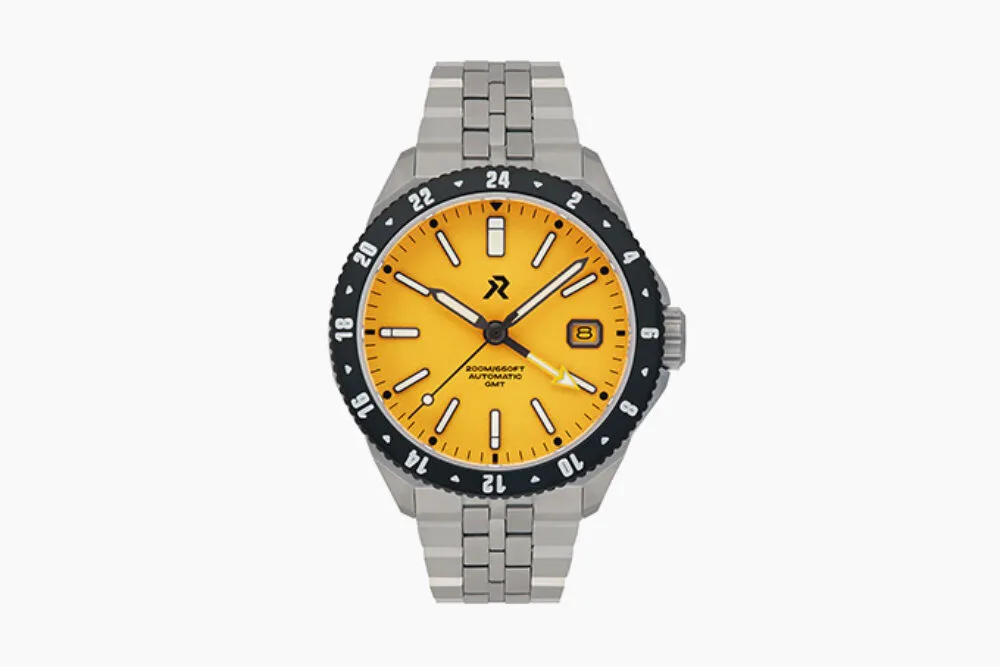 RZE Ascentus GMT titanium watch