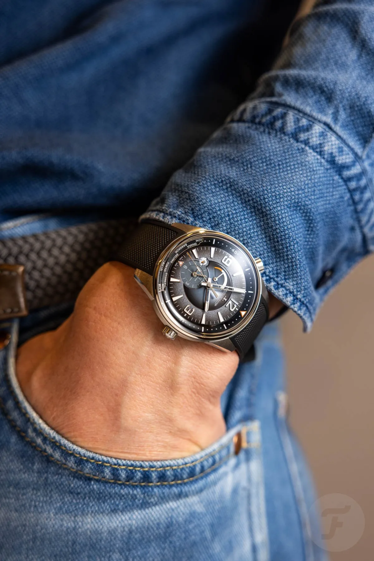 Jaeger-LeCoultre Polaris Geographic on wrist