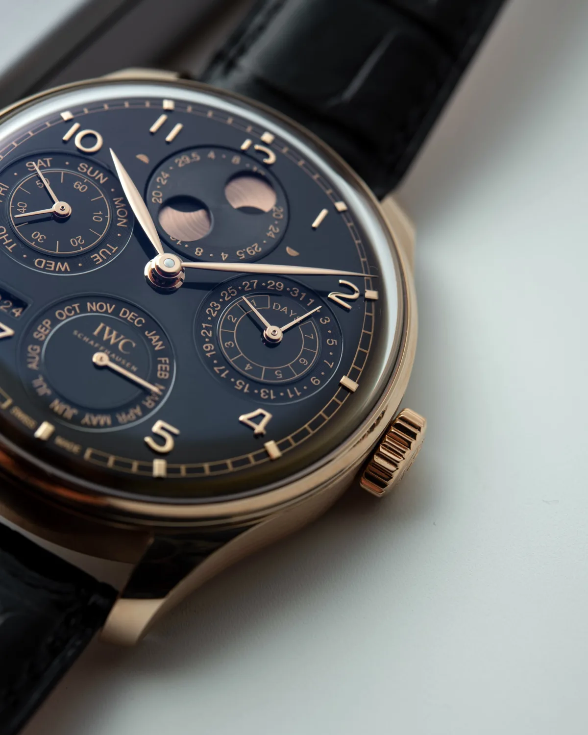 IWC Portugieser Perpetual Calendar 44 wrist shot