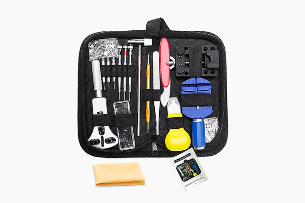 StrapsCo 147-piece Watch Repair Kit with tools