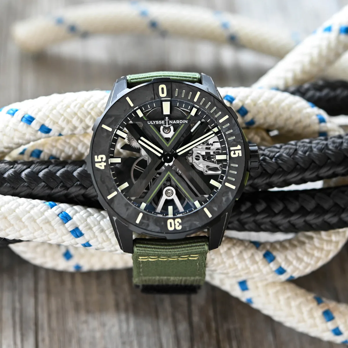 Ulysse Nardin Diver X Skeleton Ops front view