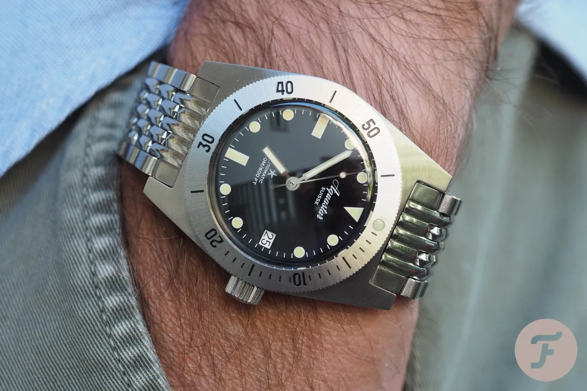 Aquastar Model 60 with rice bead bracelet and Tropic strap