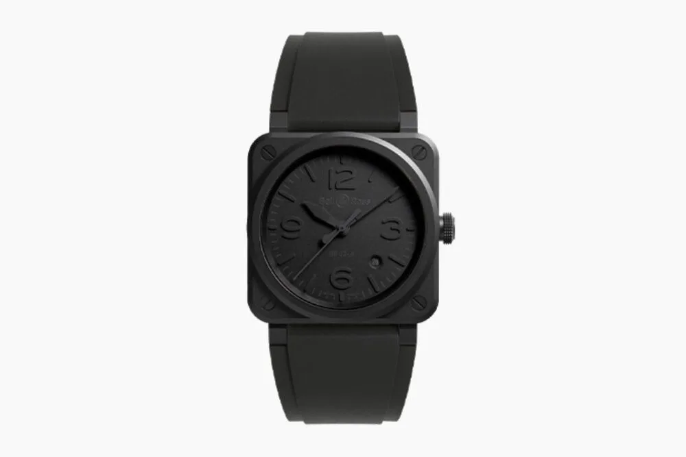 Bell & Ross BR 03 PHANTOM in black ceramic.