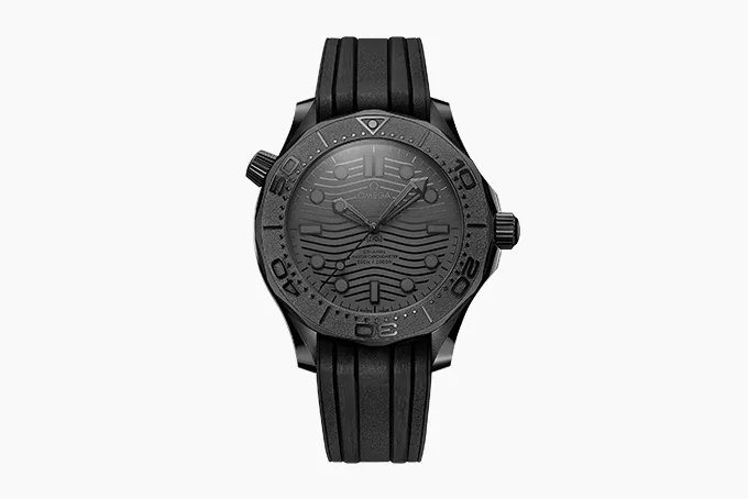 Omega Seamaster Diver 300M 'Black Black' model.