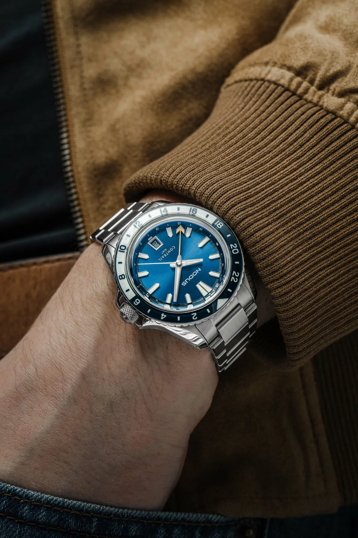 Nodus Contrail GMT bracelet with NodeX clasp