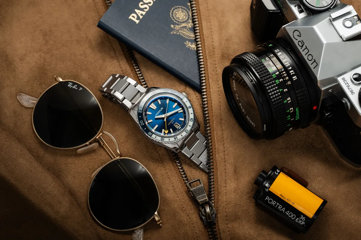 Nodus Contrail GMT Polaris model with white dial