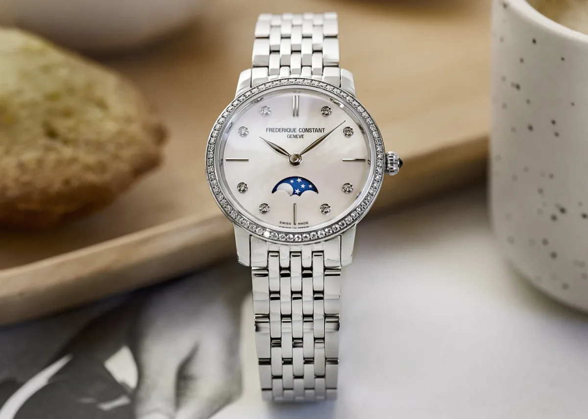 Comparison of women's watches with mother of pearl dials.