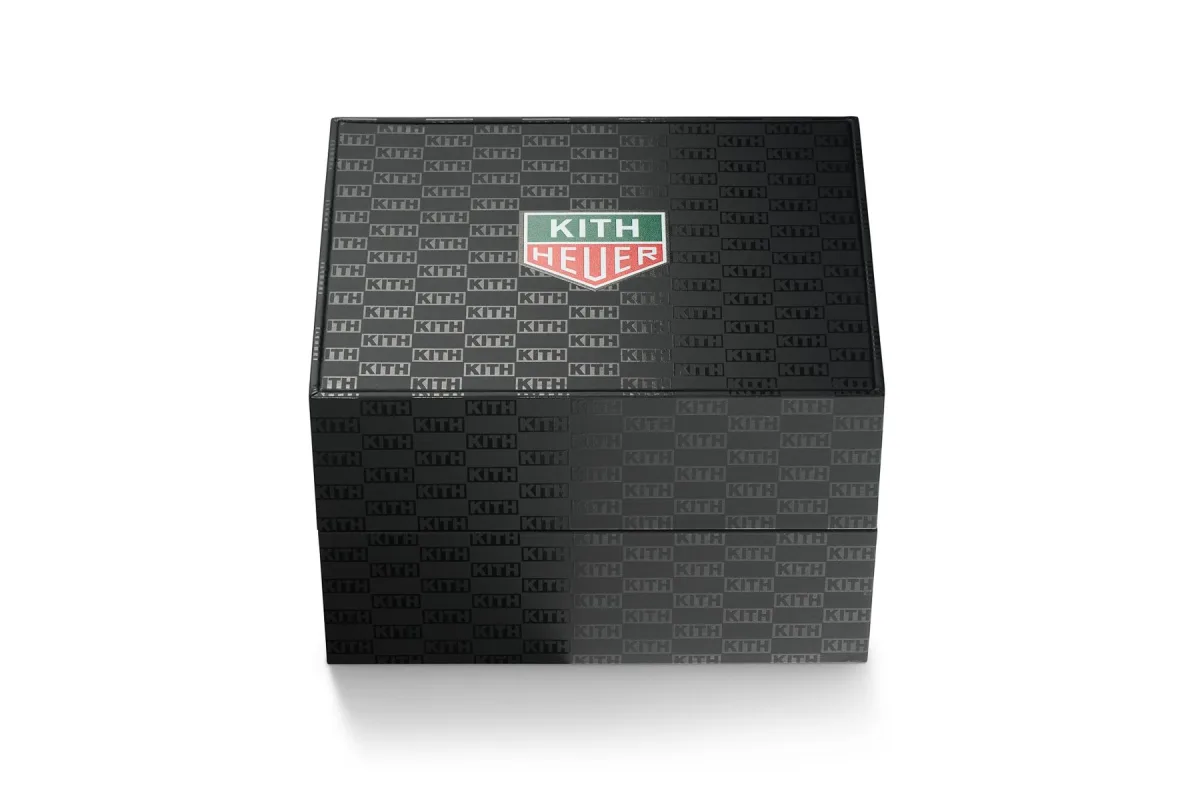 Various models of TAG Heuer Formula 1 × Kith watches