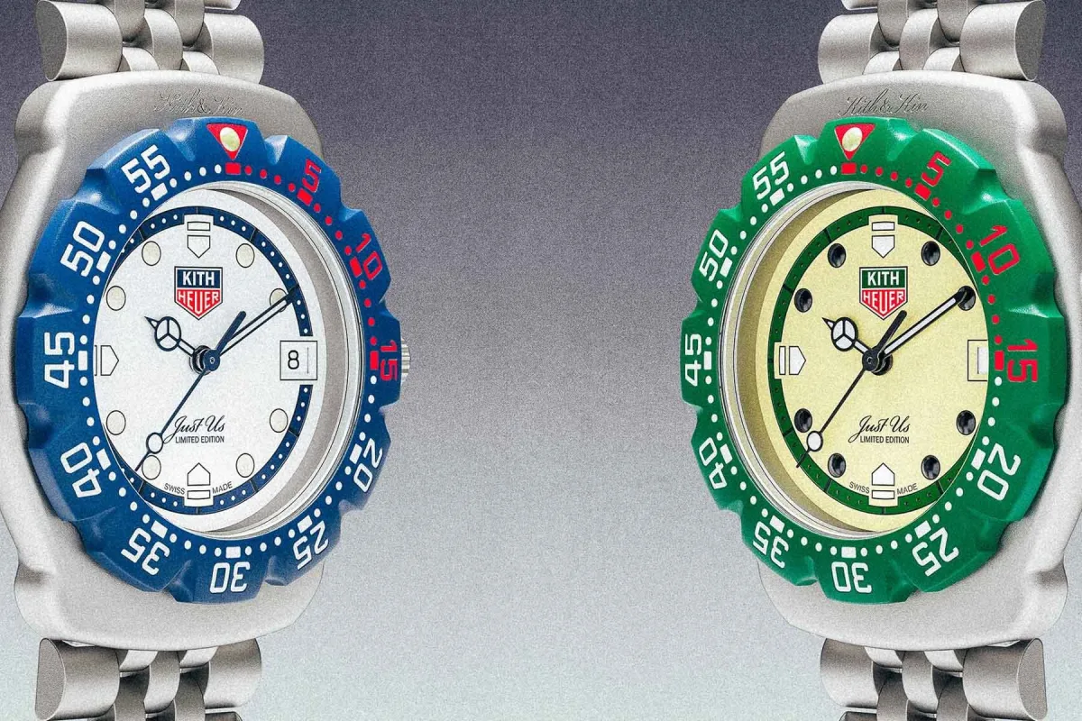 Kith exclusive models of TAG Heuer Formula 1 watch