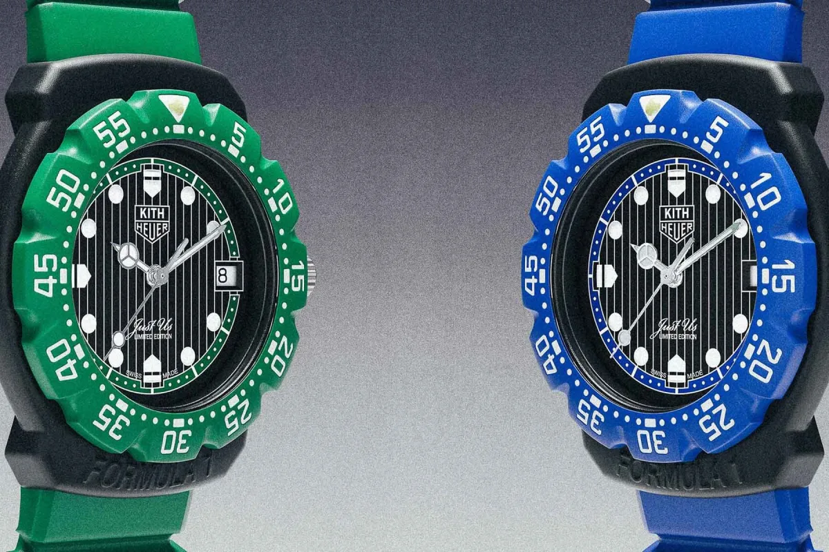 Steel models exclusive to Kith of TAG Heuer Formula 1