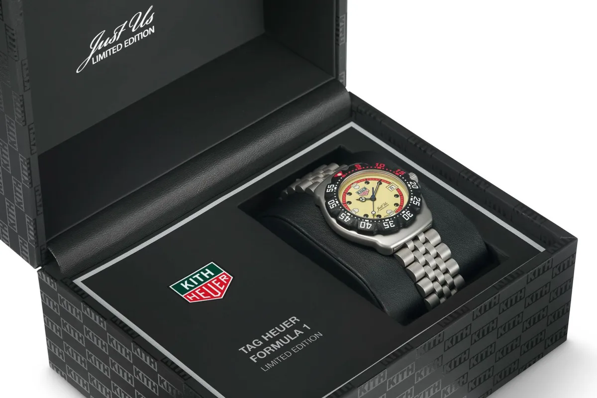 Modern features of TAG Heuer Formula 1 × Kith watch