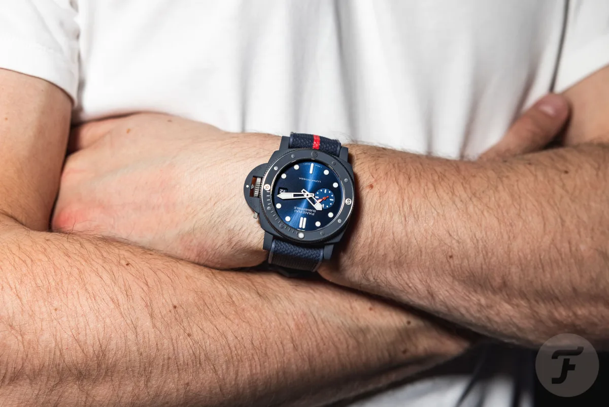 Wrist shot of the PAM01507 showcasing its fit