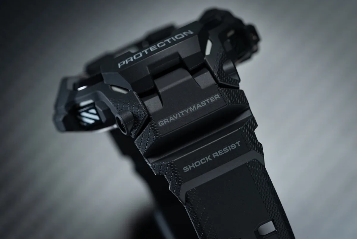 CASIO app interface for GRAVITYMASTER settings