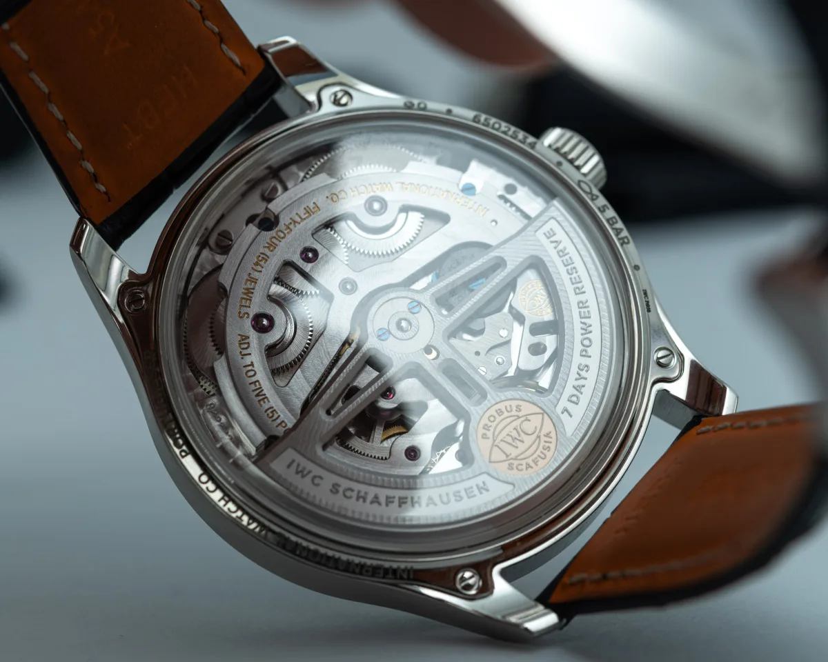 Back view of IWC Caliber 52640 mechanism