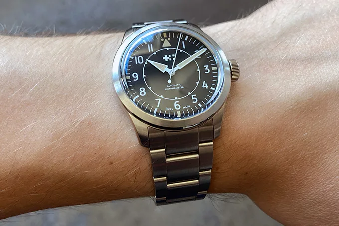 Christopher Ward C65 watch dial