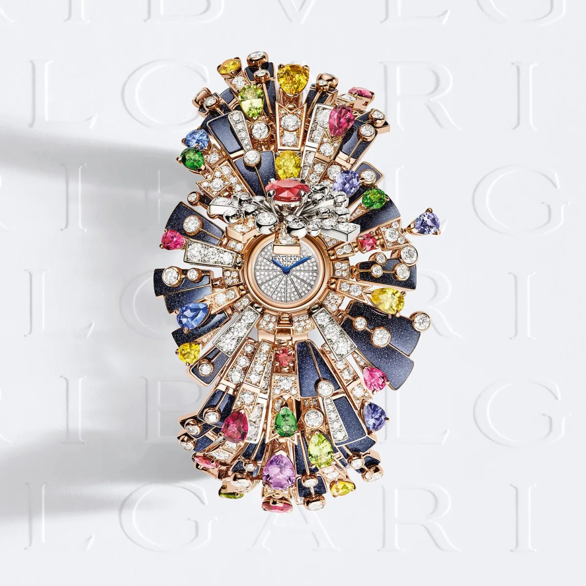 Bulgari Fuochi d’Artificio Petite watch with aventurine and diamonds