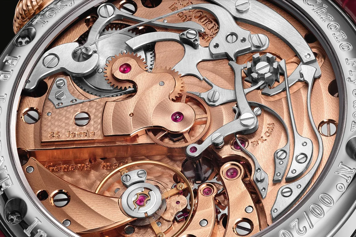 F.P. Journe Chronograph FB movement in pink gold