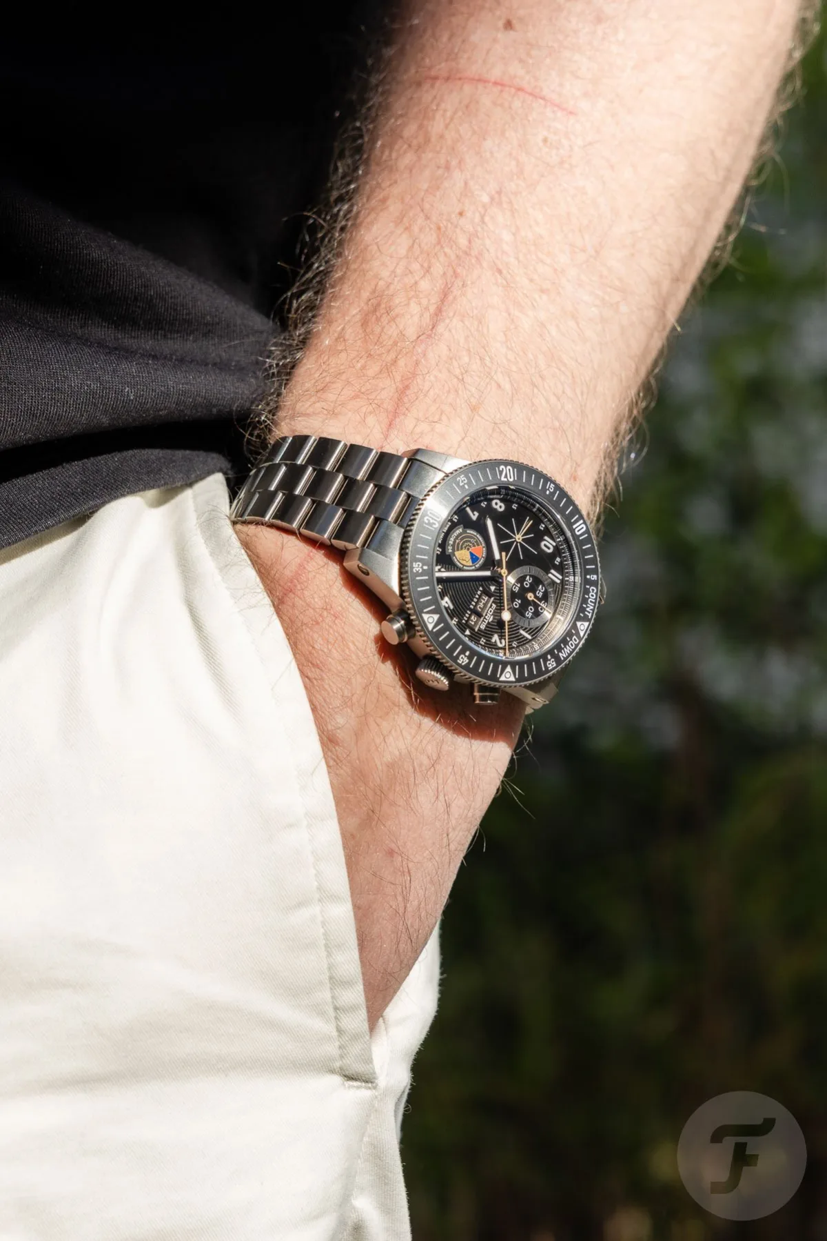 Fortis Novonaut AMADEE-24 engraved case back
