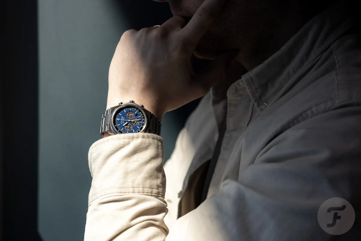 Titanium bracelet of Citizen Super Titanium Eco-Drive Chrono watch