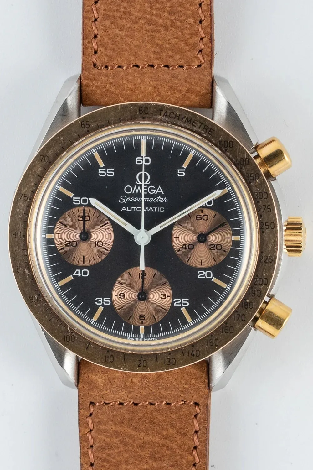 Two-tone Omega Speedmaster Reduced watch