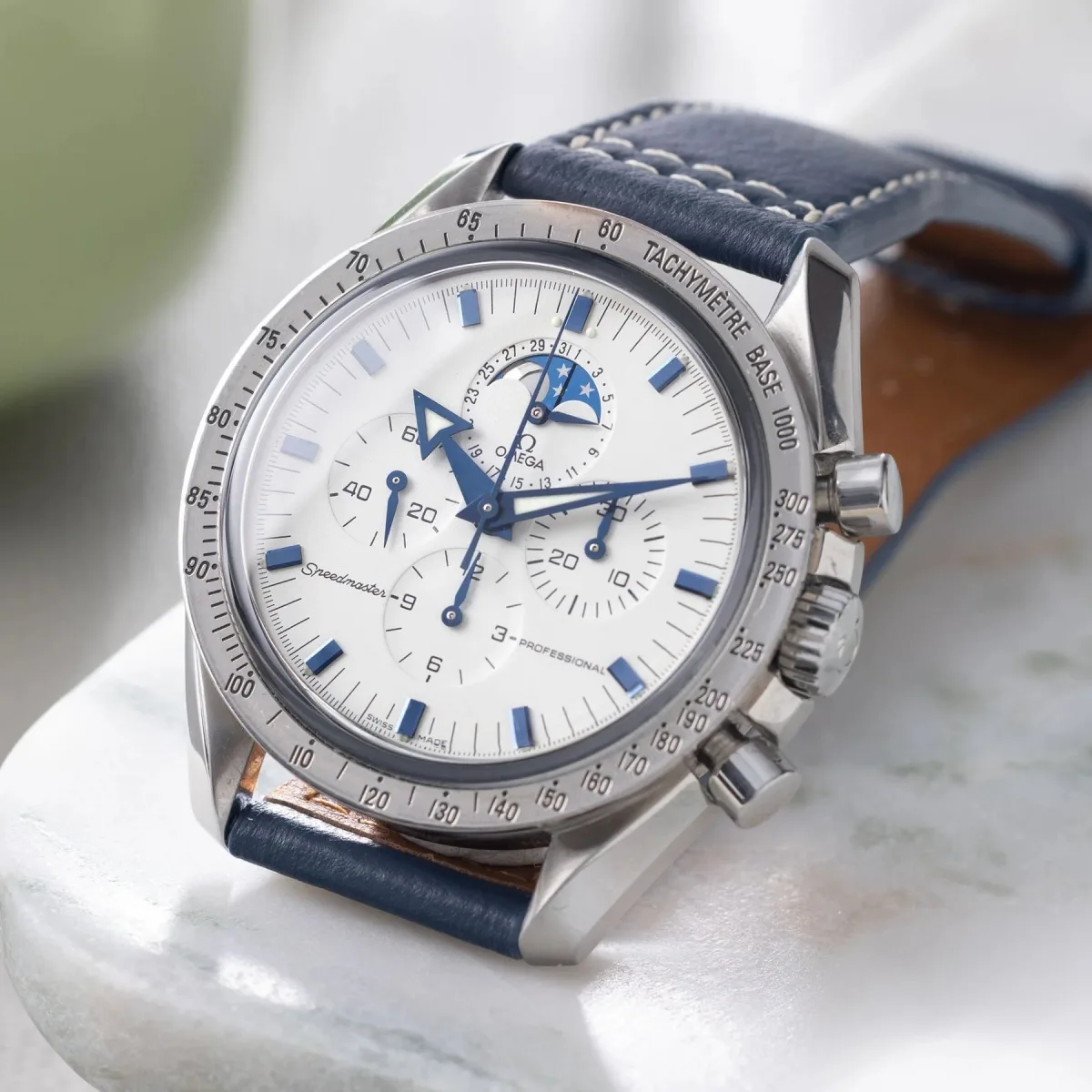 Omega Speedmaster Reduced with gold accents