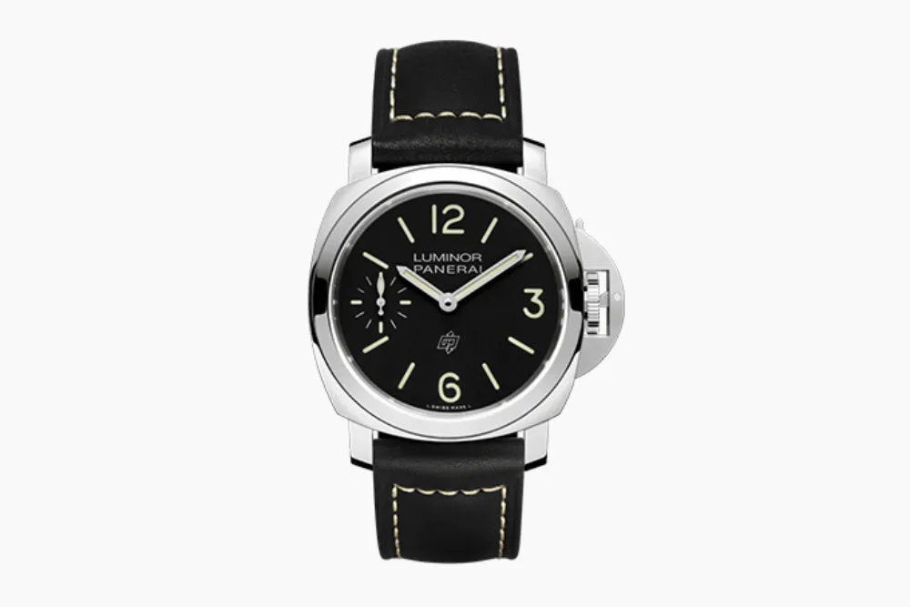 Panerai Luminor Logo with 44mm case and leather strap