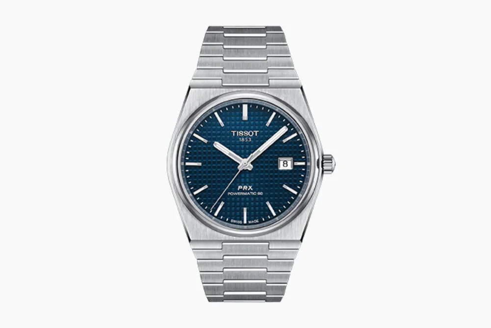 Tissot PRX Powermatic 80 with 40mm case and integrated bracelet