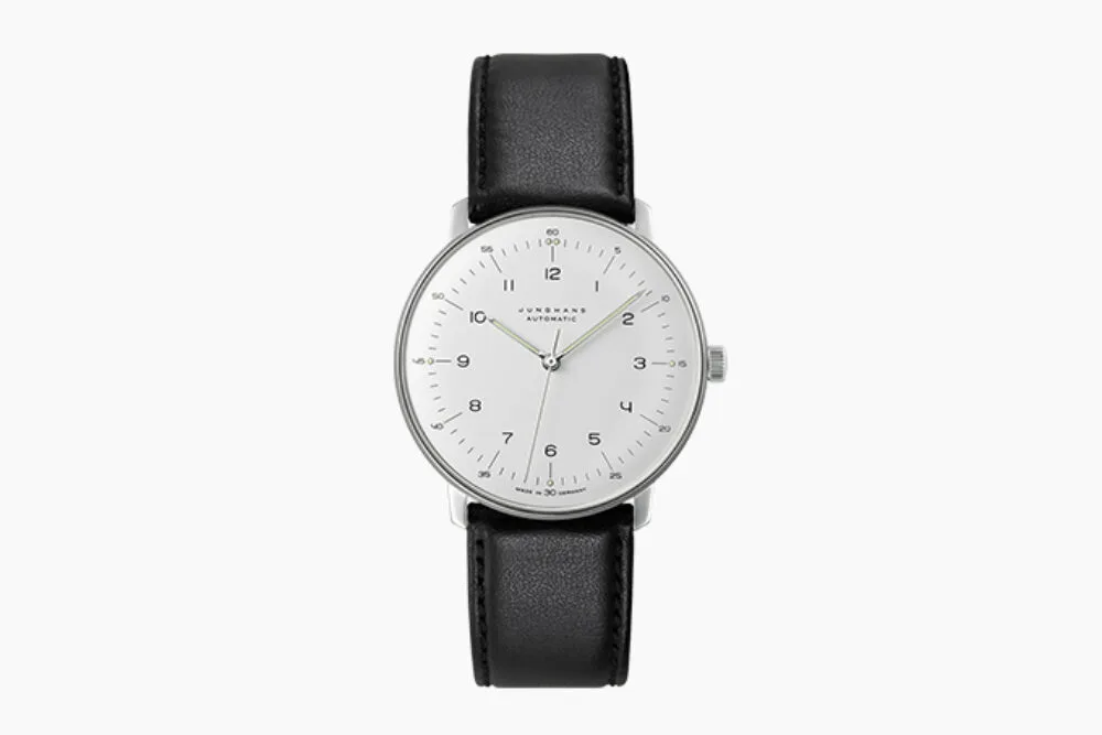 Junghans Max Bill Automatic with minimalist Bauhaus design