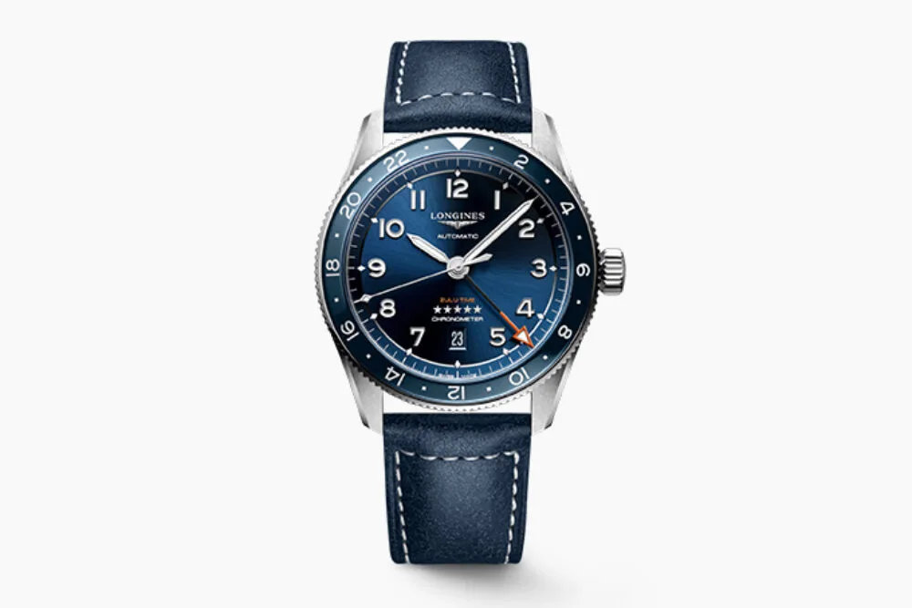 Longines Spirit Zulu Time GMT pilot watch