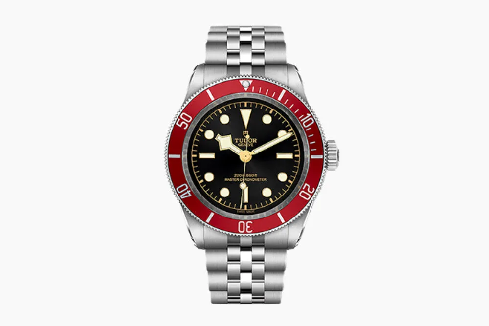 Tudor Black Bay Dive Watch with 41mm steel case